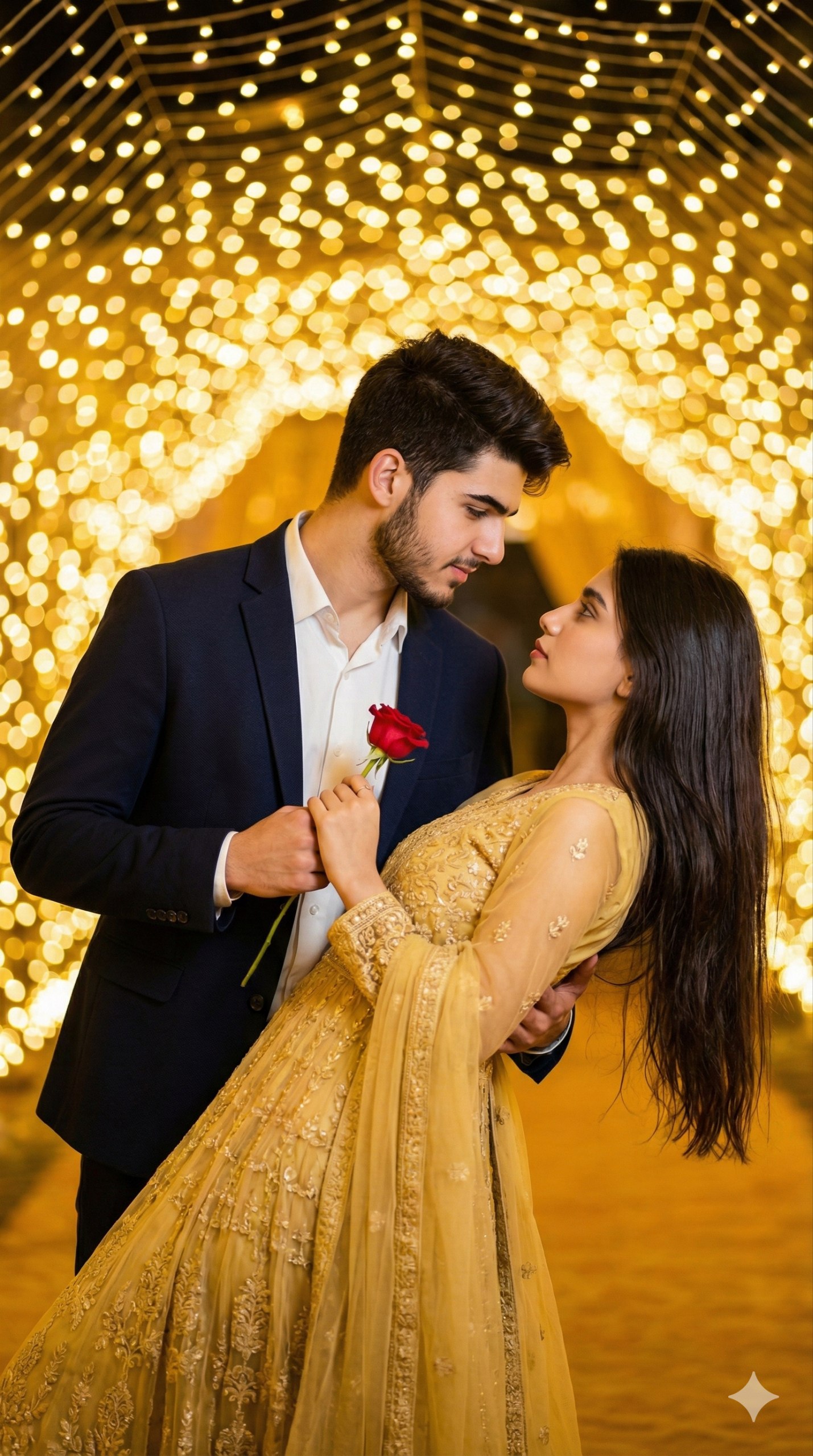 ai Prompt for beautiful couple