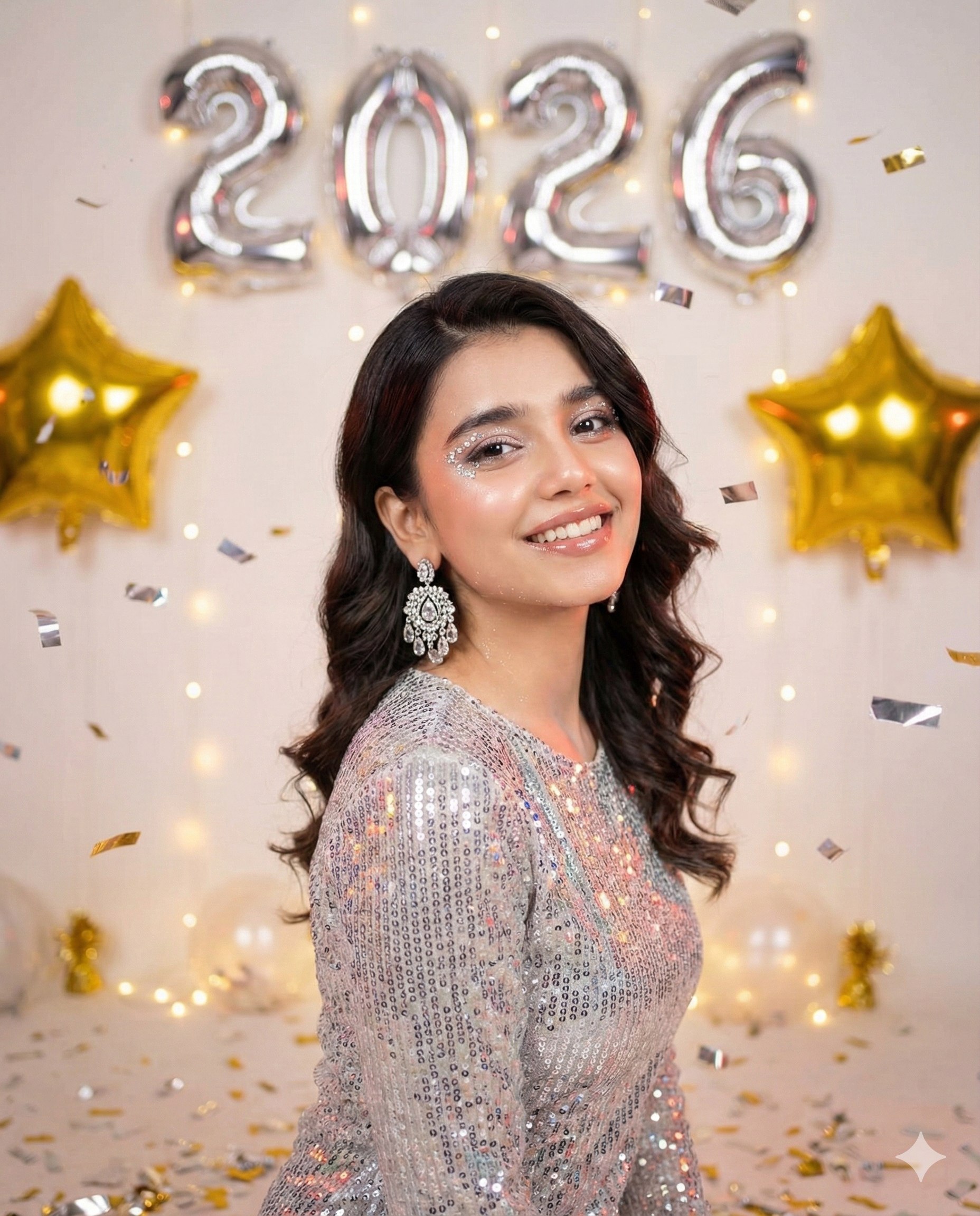 happy new year ai prompt for girl