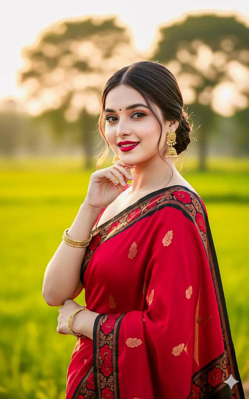 Trending Saree Ai Prompt For Girl