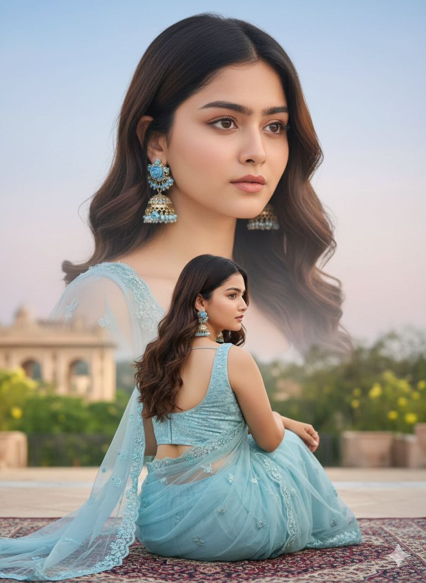 Trending Saree Ai Prompt For Girl