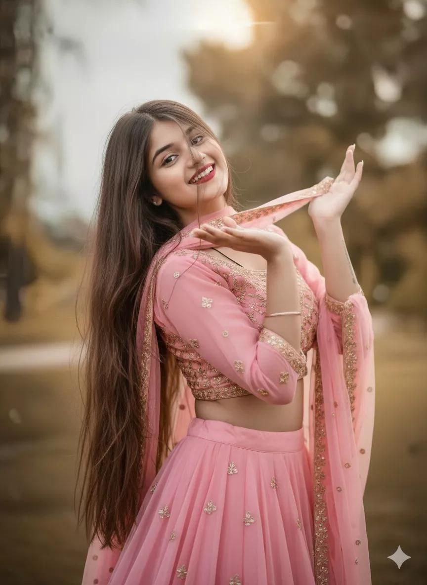 Lehenga Ai Prompt For Girl