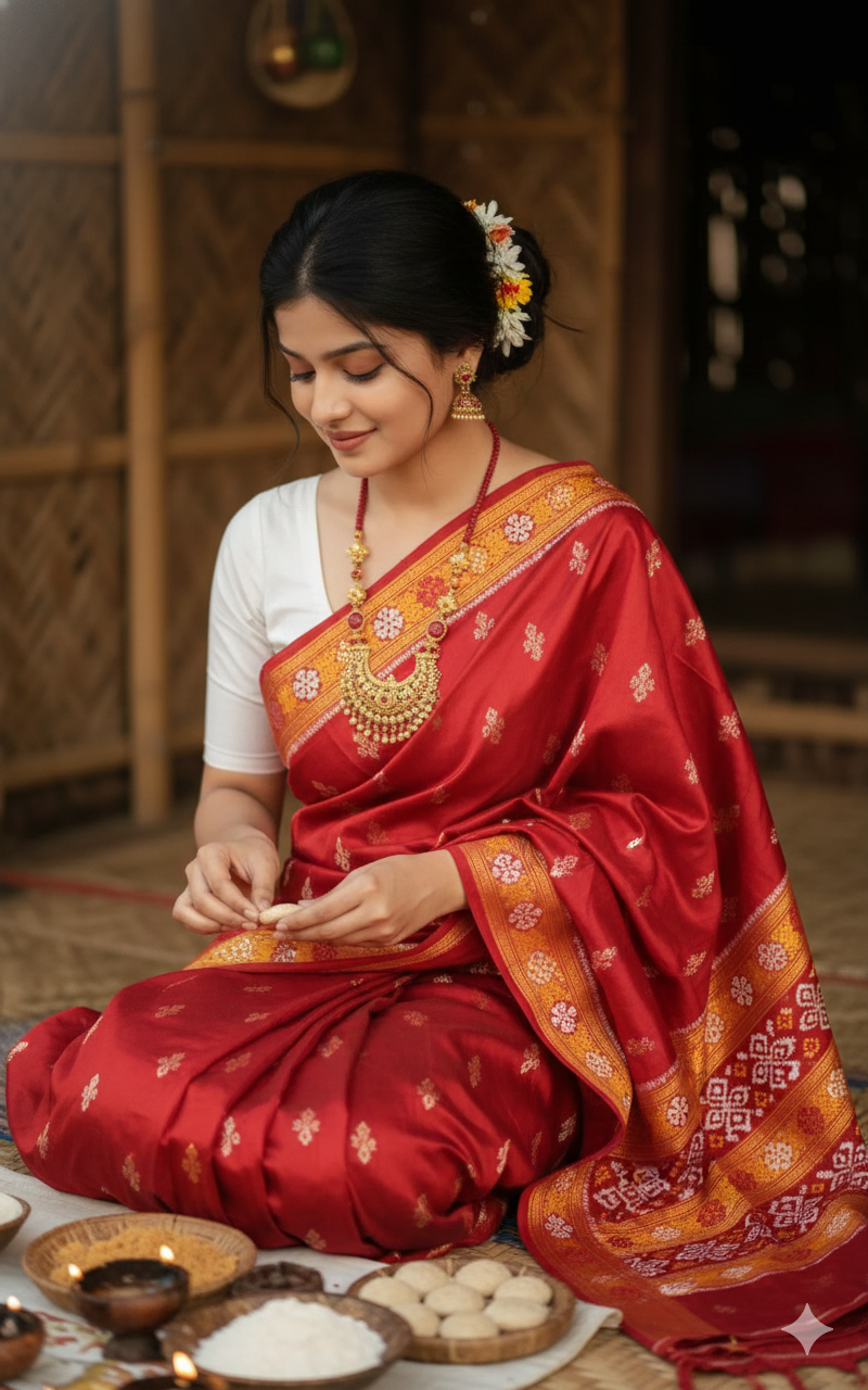 Trending prompt for saree