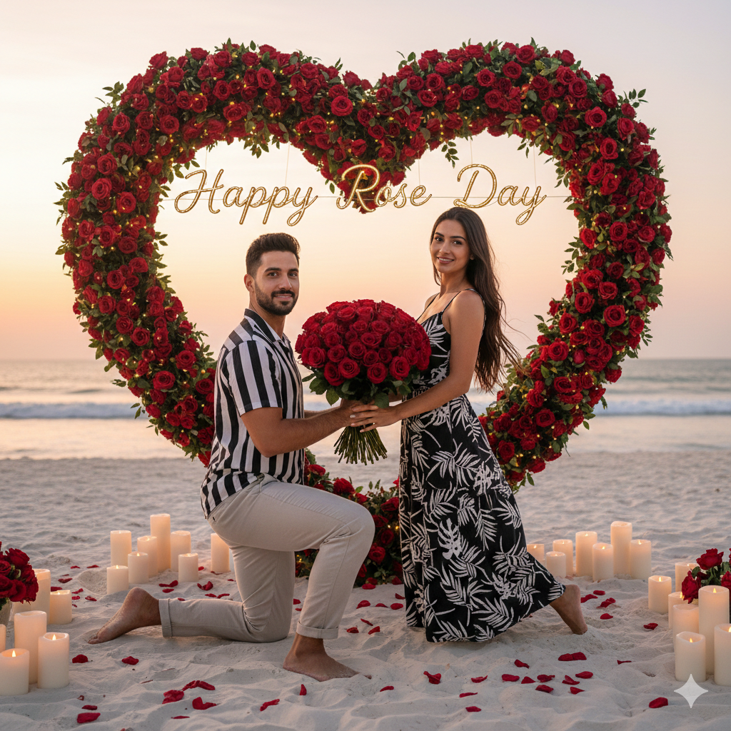 Happy Rose Day Ai Prompt