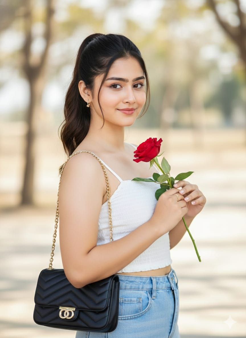 Trending ai prompt for happy Rose Day