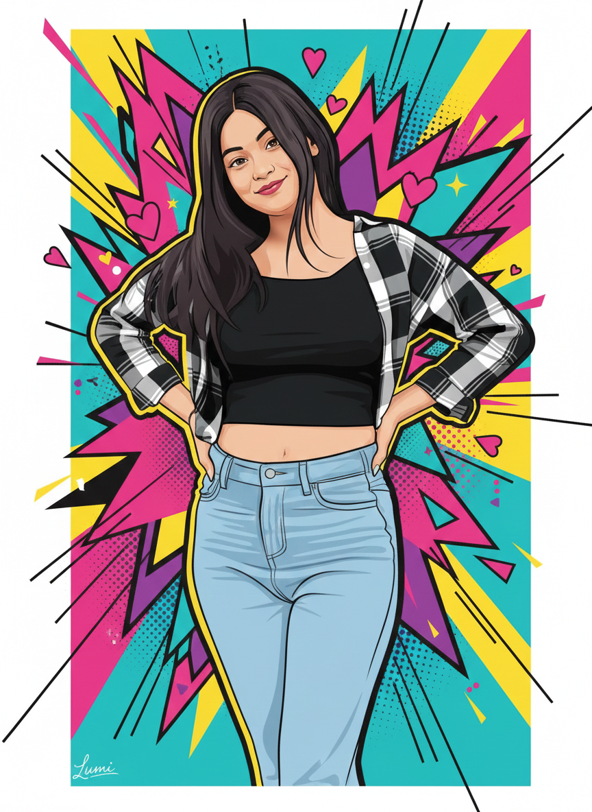 Art Prompt For instagram girl