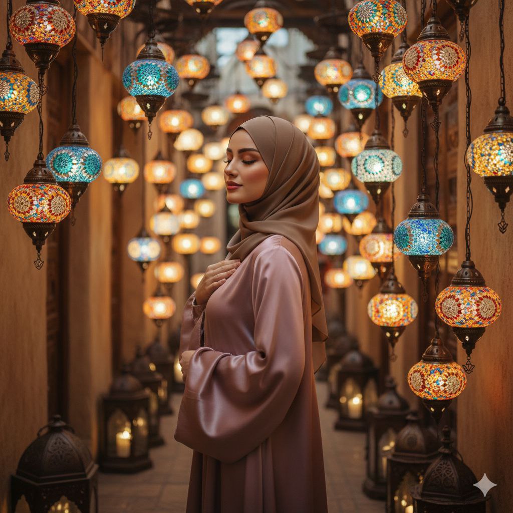 Trending Ramadan ai prompt for girl