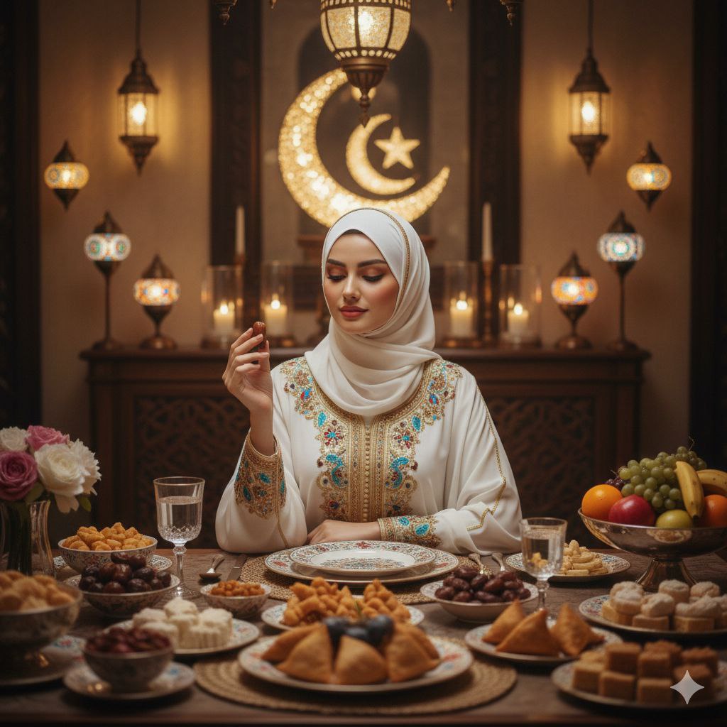Trending Ramadan ai prompt for girl