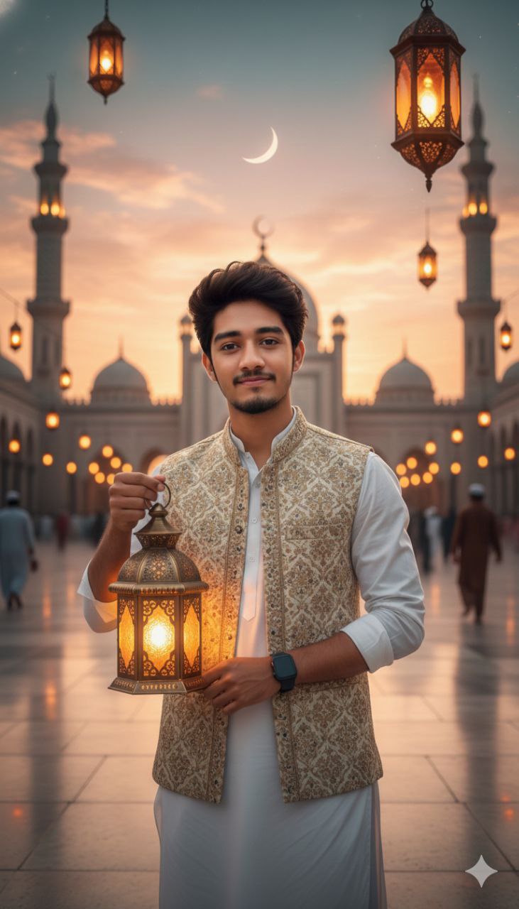 Trending Ramadan ai prompt for boy