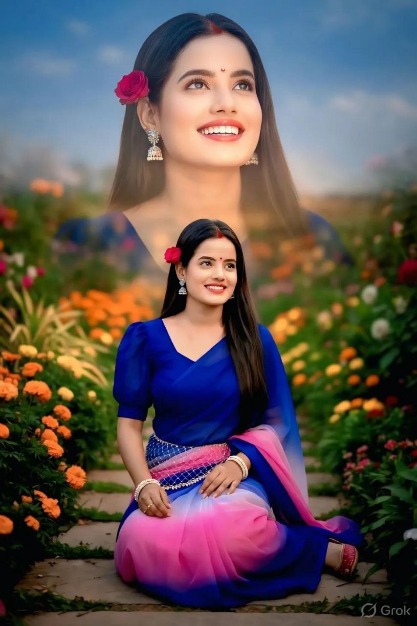 Trending ai saree prompt