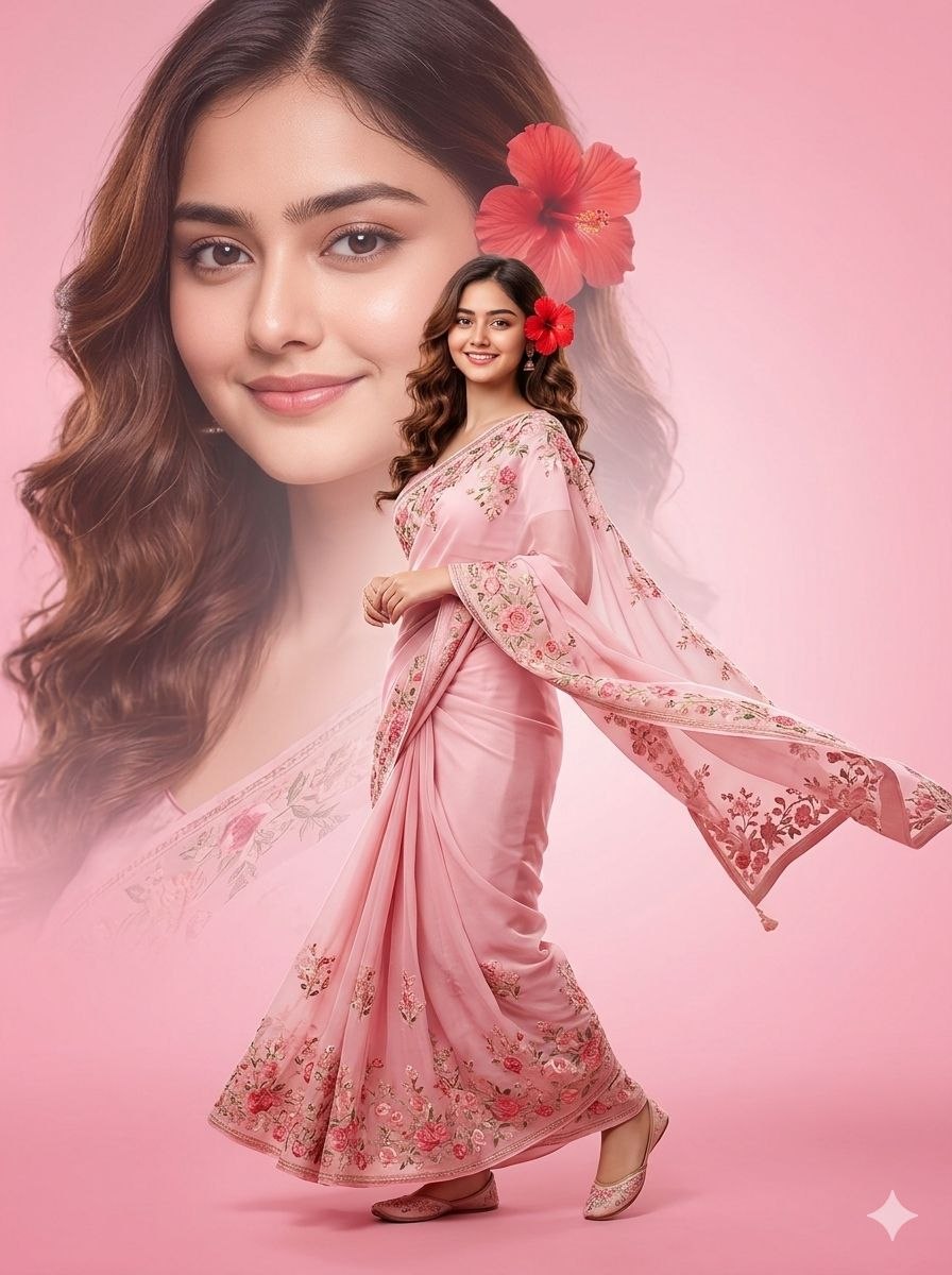 Ultra saree Ai Prompt For Girl