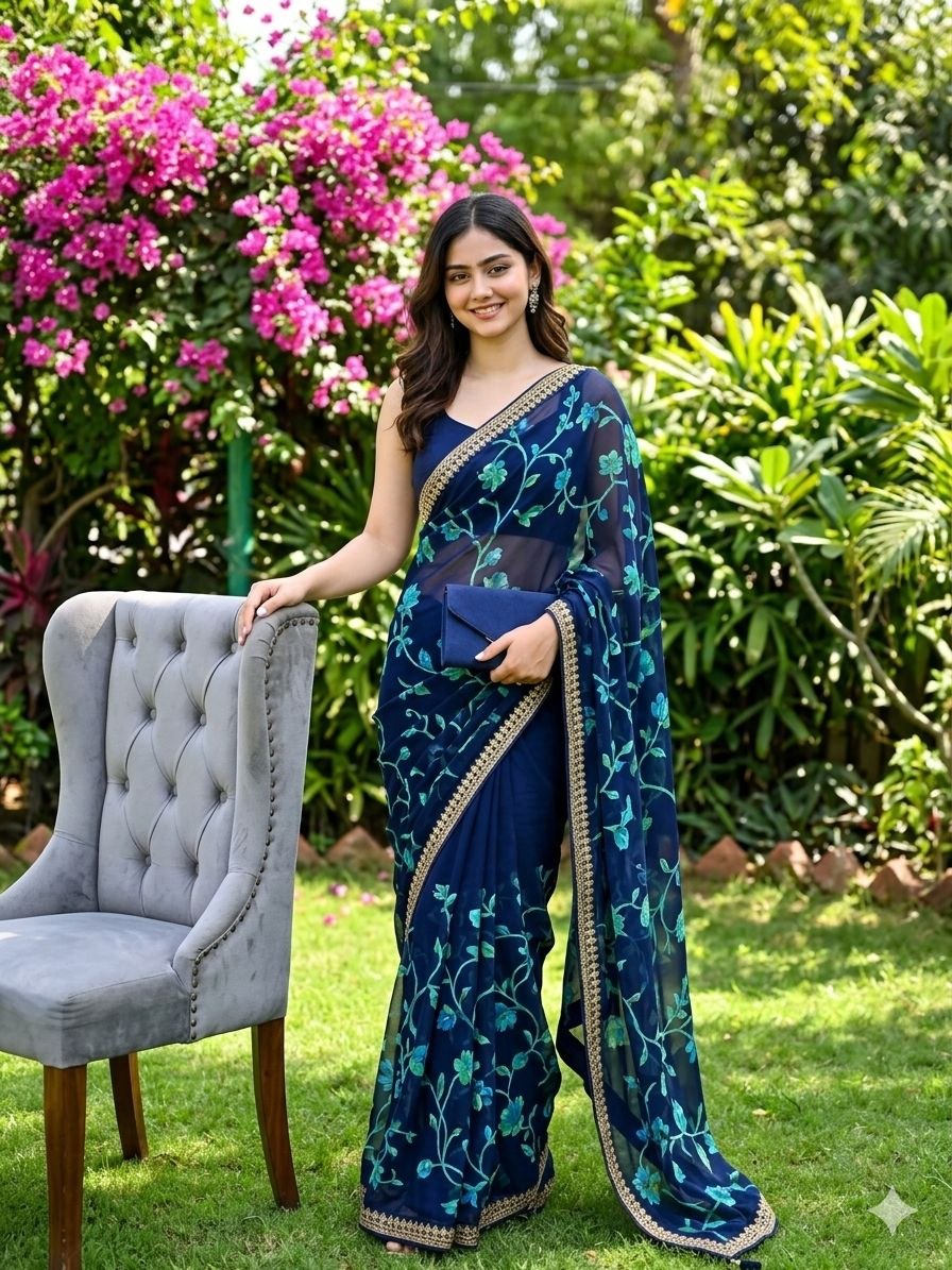 Saree prompt for instagram girl