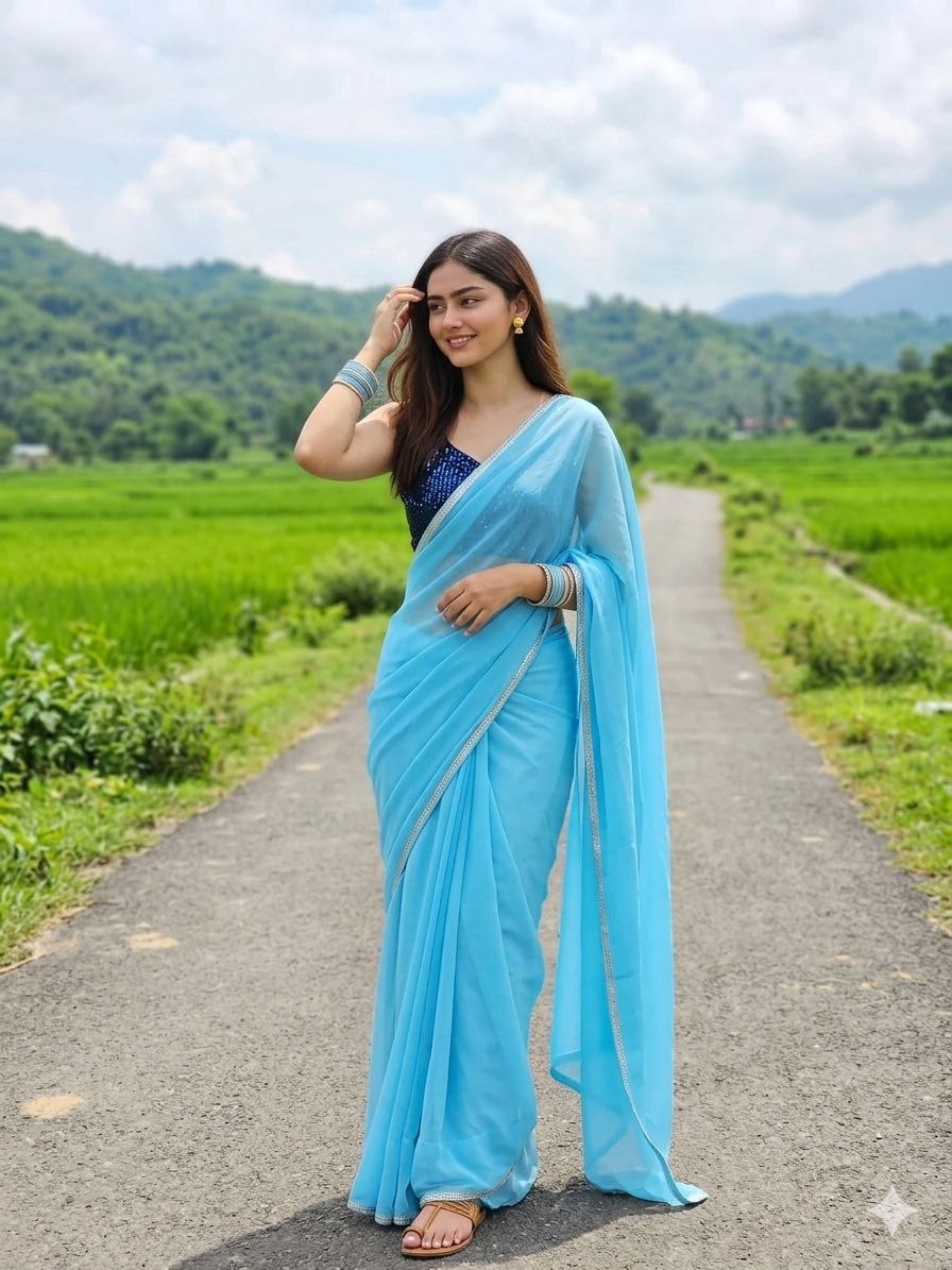 Gemini Saree Prompt For Girl